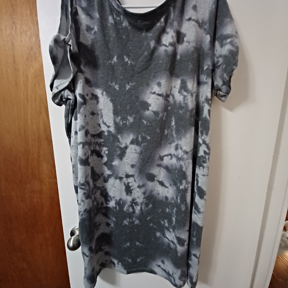 Cold shoulder dress